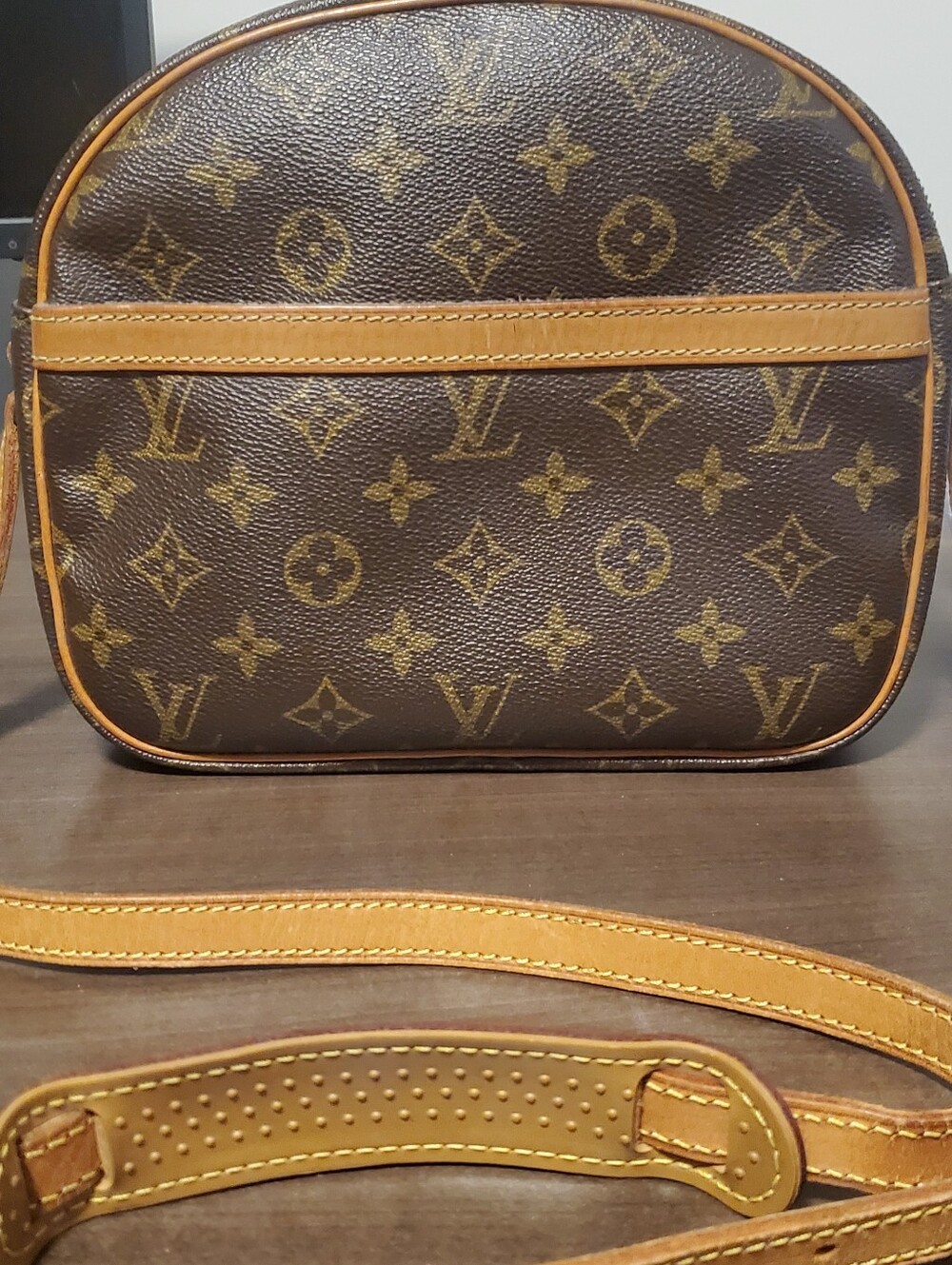 Louis Vuitton Tan Monogram Canvas Shoulder Strap